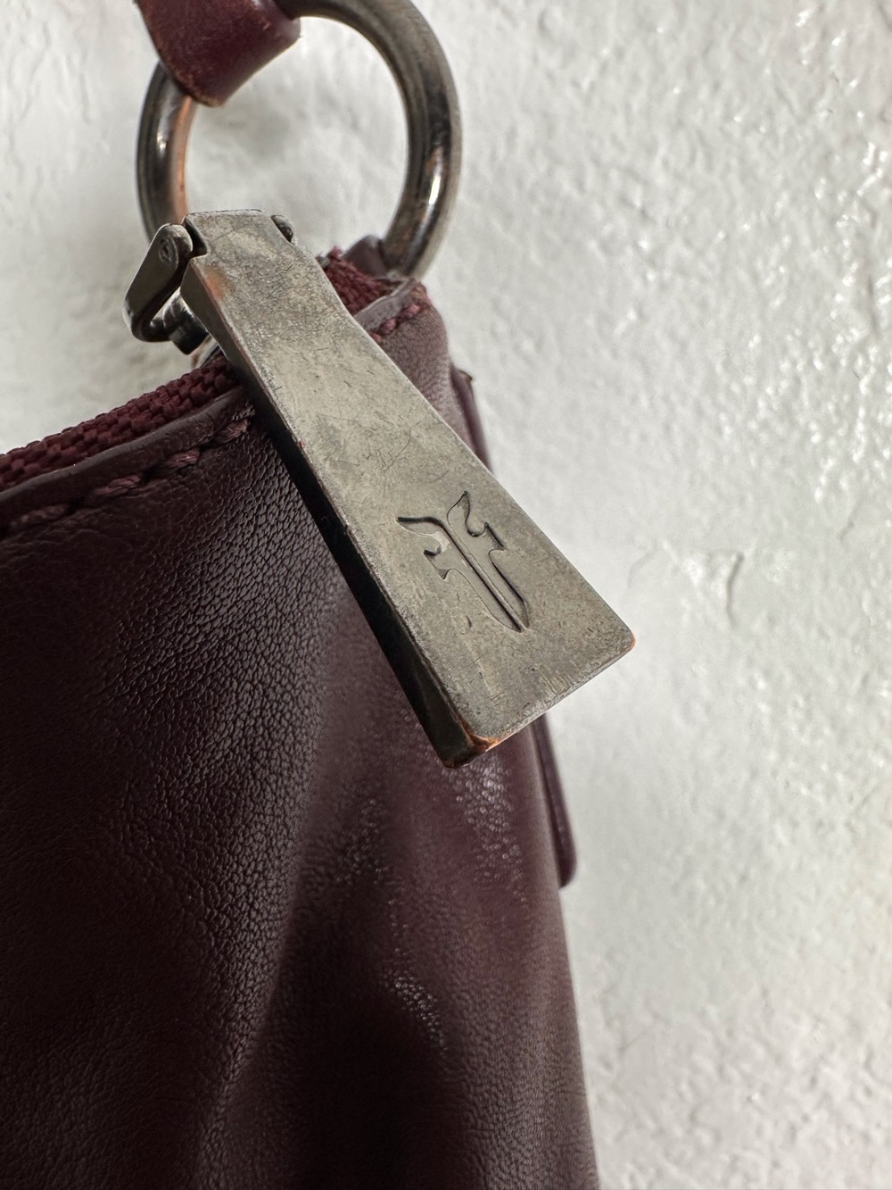 Frye Leather Lena Hobo Bag with shoulder Strap~ READ Description - Picture 5 of 14